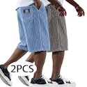 Men's Textured Corduroy Shorts with Pockets 2-Pack for $19 + $10 shipping