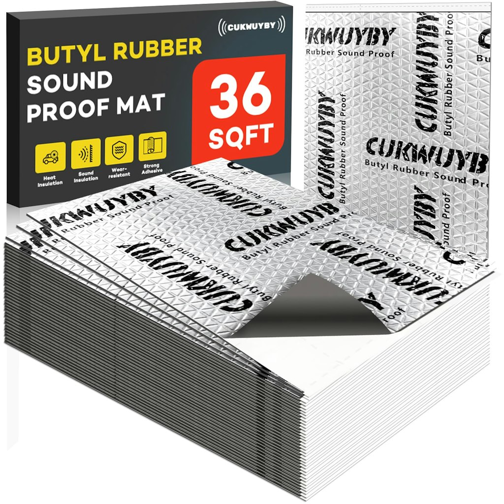 36-Square Foot Car Sound Deadening Mat Kit: $45 36-Square Foot Car Sound Deadening Mat Kit: $45