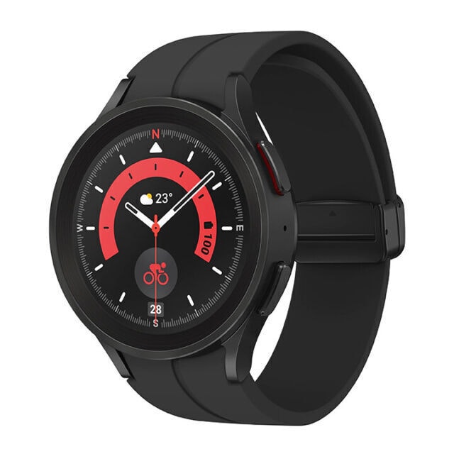Refurb Samsung Galaxy Watch5 Pro 45mm GPS + Cellular Smartwatch : $56 Refurb Samsung Galaxy Watch5 Pro 45mm GPS + Cellular Smartwatch : $56