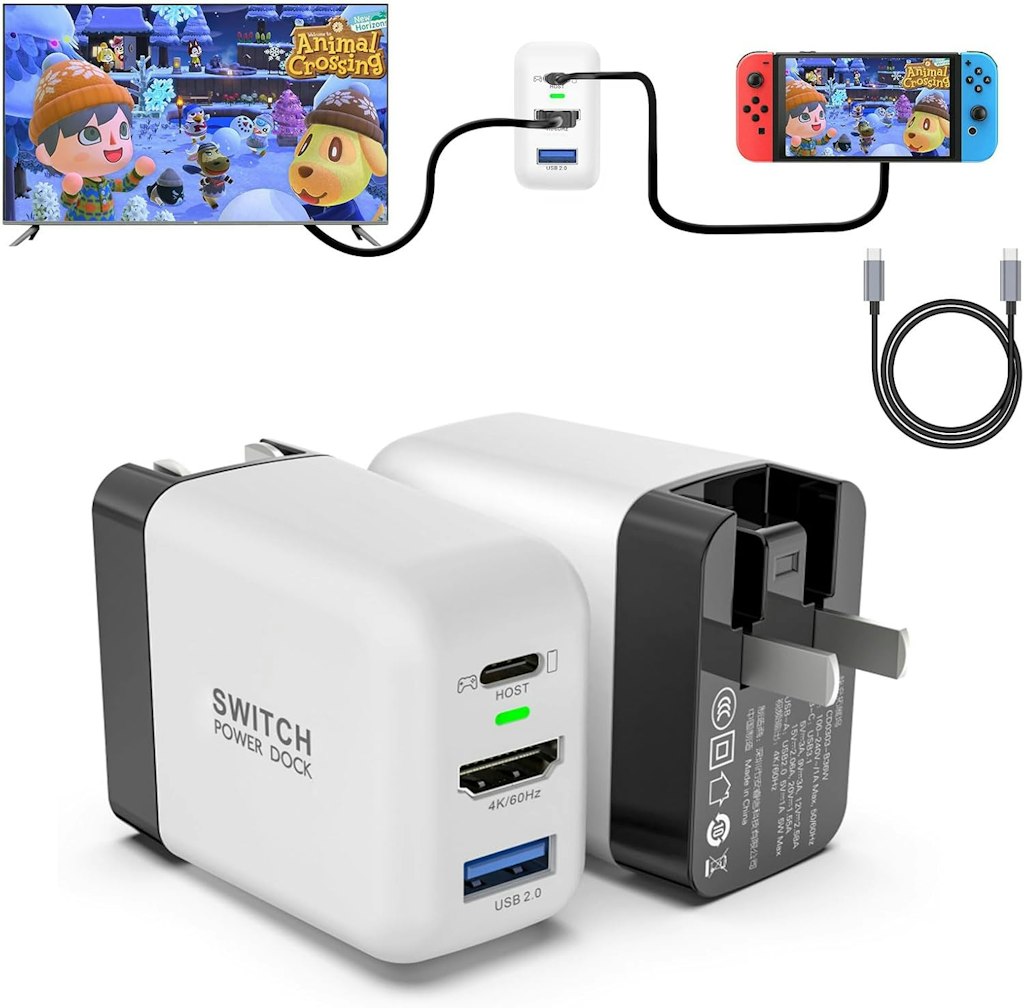 Mirabox 36W Dock Charger for Nintendo Switch: $9.99