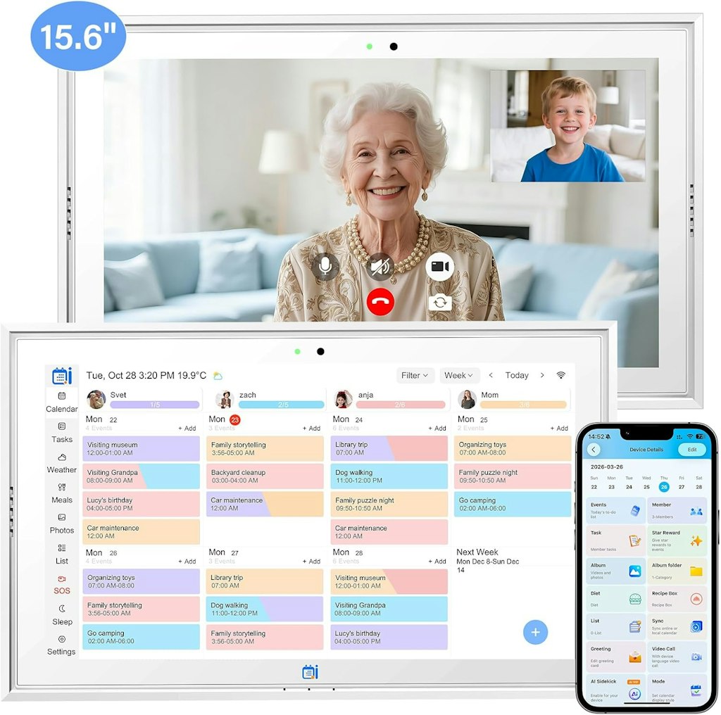Missfly 15.6" Smart Digital Wall Calendar: $125.97 Missfly 15.6" Smart Digital Wall Calendar: $125.97