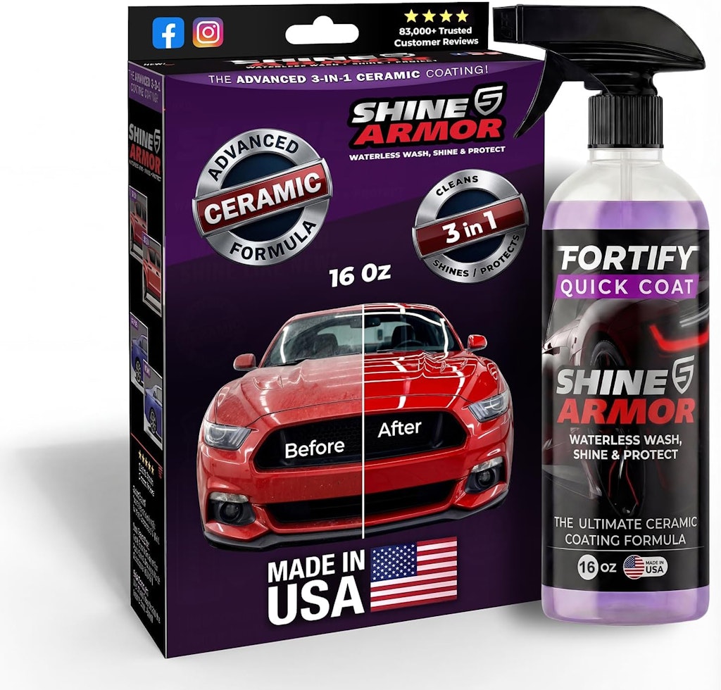 Shine Armor Fortify Quick Coat 16-oz. Spray Bottle : $11 via Sub & Save Shine Armor Fortify Quick Coat 16-oz. Spray Bottle : $11 via Sub & Save