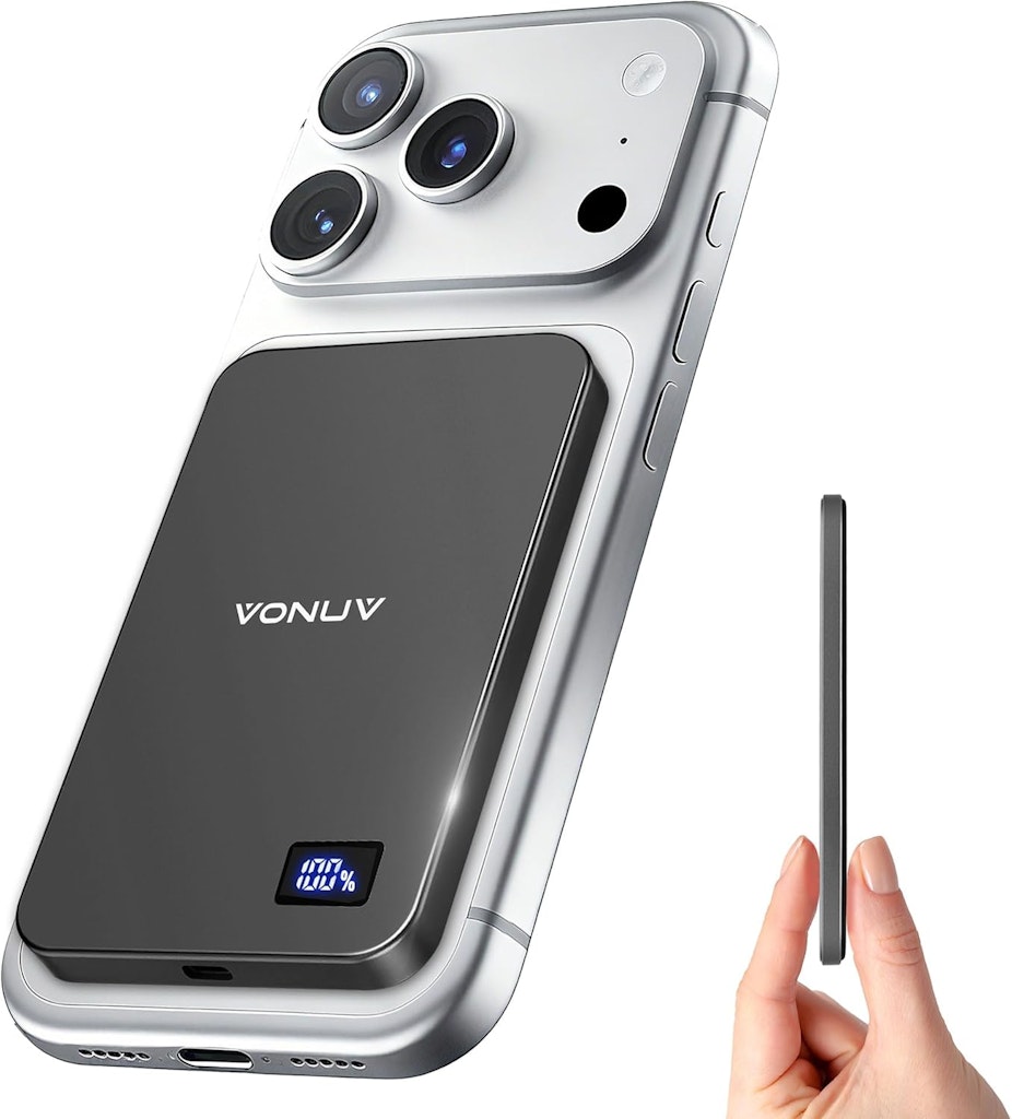 Vonuv 5,000mAh Magnetic Portable Charger: $13.99 Vonuv 5,000mAh Magnetic Portable Charger: $13.99