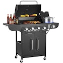 VEVOR 4-Burner Propane Gas Grill w/ Side Burner + free shipping