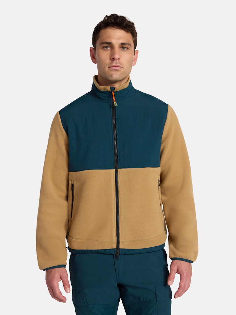 Ozark Trail Men's Mix Media Fleece Jacket : $10 Ozark Trail Men's Mix Media Fleece Jacket : $10