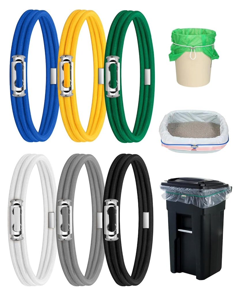 Garbage Can Adjustable Rubber Band 6-Pack: $6 Garbage Can Adjustable Rubber Band 6-Pack: $6