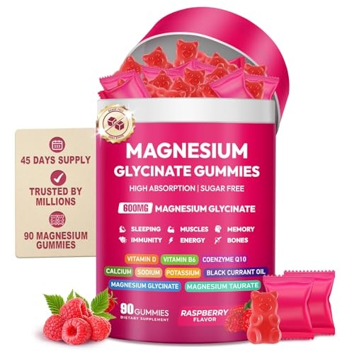 Magnesium Glycinate Gummies 600mg: $9.99 Magnesium Glycinate Gummies 600mg: $9.99