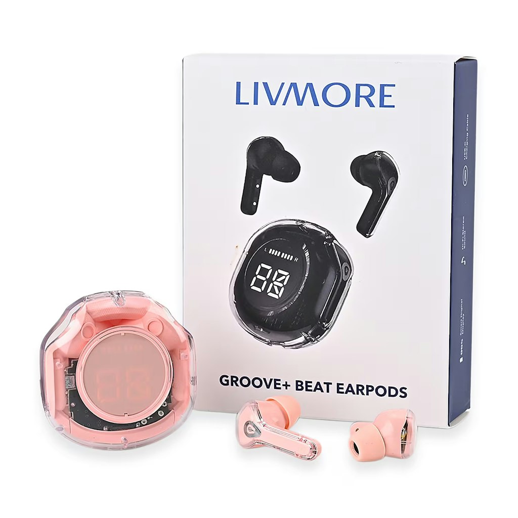 Livmore TWS Wireless Earbuds with Display: $8.99 Livmore TWS Wireless Earbuds with Display: $8.99