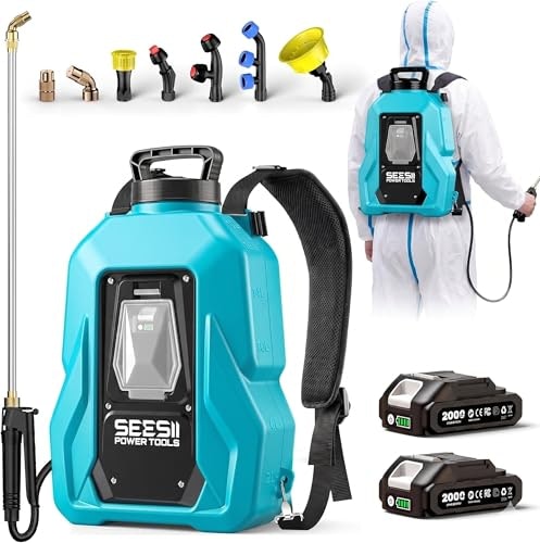 Seesii 5-Gallon Battery Powered Backpack Sprayer: $76.99 Seesii 5-Gallon Battery Powered Backpack Sprayer: $76.99