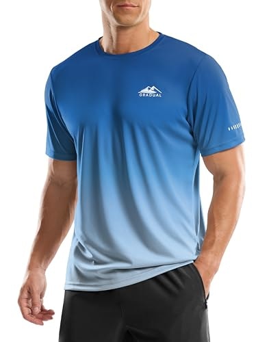 Men's UPF 50+ Sun Protection Dry Fit Workout T-Shirt: $9.99 Men's UPF 50+ Sun Protection Dry Fit Workout T-Shirt: $9.99