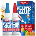 YAFLC 40g Plastic Repair Super Glue 2-Pack for $3 + free shipping w/ Prime