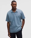 lululemon Men's Pique Performer Johnny-Collar Short-Sleeve Shirt + free shipping