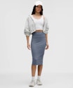 lululemon Nulu Slim-Fit High-Rise Midi Skirt + free shipping
