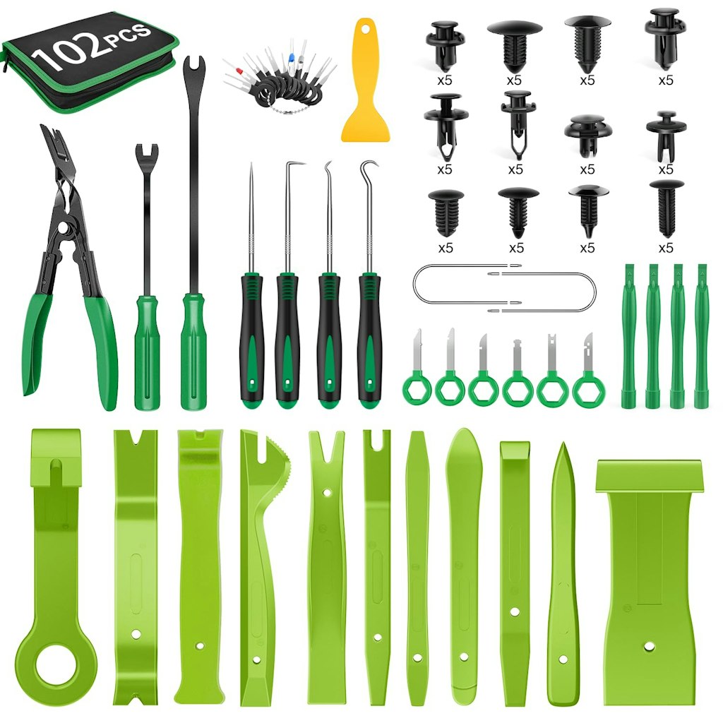 Gooacc 102-Pc Trim Removal Tool & Retainer Clip Set: $18 Gooacc 102-Pc Trim Removal Tool & Retainer Clip Set: $18