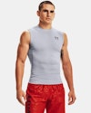 Under Armour Men's HeatGear Compression Sleeveless Shirt + free shipping