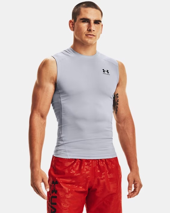 Under Armour Men's HeatGear Compression Sleeveless Shirt: From $9.48 Under Armour Men's HeatGear Compression Sleeveless Shirt: From $9.48