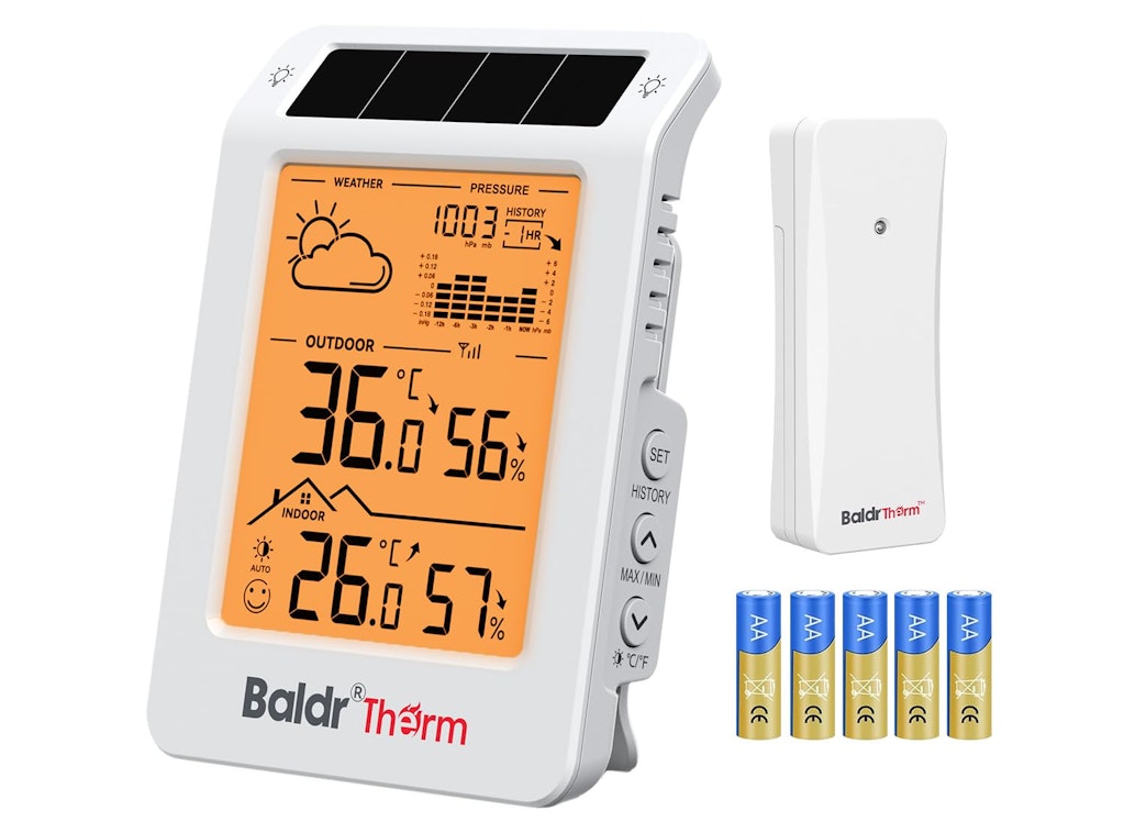 BaldrTherm Dual-Zone Wireless Weather Station: $14