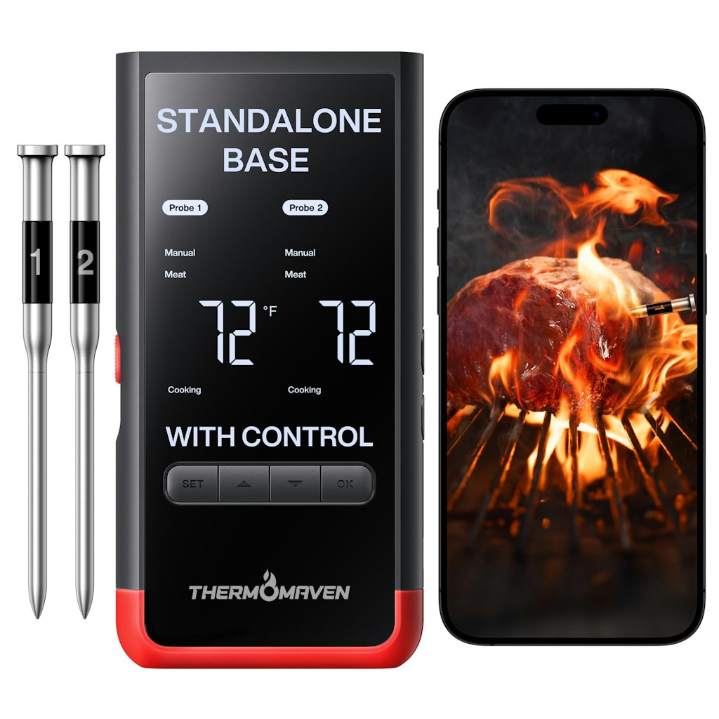ThermoMaven P2 Smart Bluetooth Wireless Meat Thermometer: $90 ThermoMaven P2 Smart Bluetooth Wireless Meat Thermometer: $90