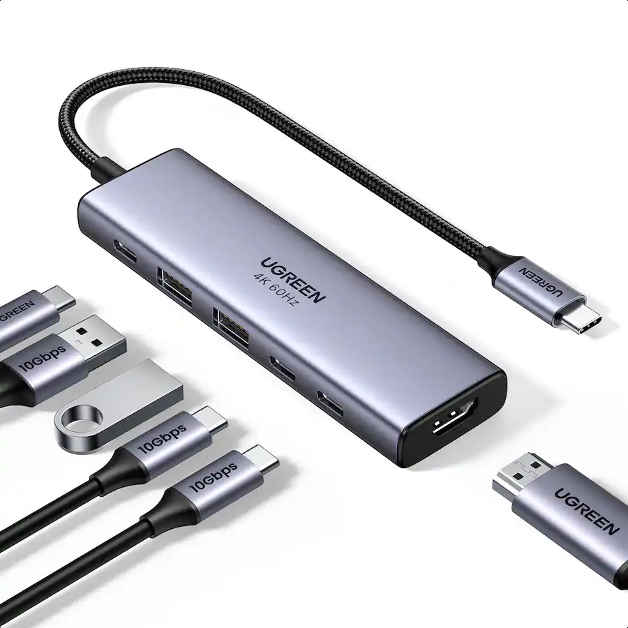 UGREEN 6-in-1 USB-C Hub: $18 UGREEN 6-in-1 USB-C Hub: $18