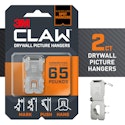3M Claw 65-lb. Drywall Picture Hanger 2-Pack + free shipping w/ Prime