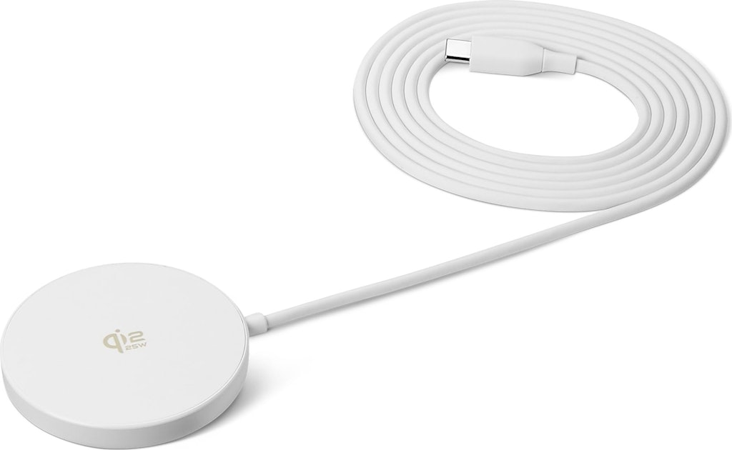 Amazon Basics 25W Qi2.2 Certified Wireless Charging Pad: $14