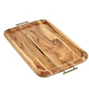 Better Homes & Gardens Acacia Wood Rectangle Tray for $20 + free shipping w/ $35