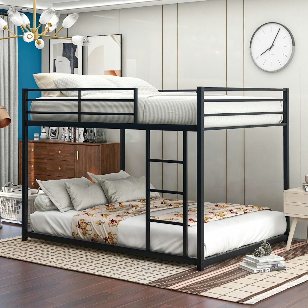 Full Over Full Low Bunk Bed: $131