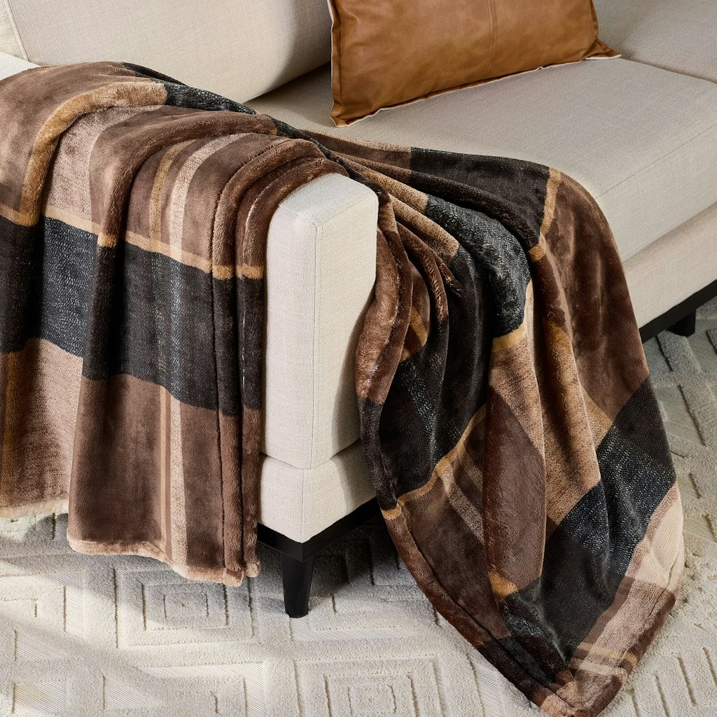 Better Homes & Gardens Velvet Throw Blanket: $10