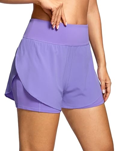 Women's 2-in-1 High-Waisted Running Shorts : $9.99