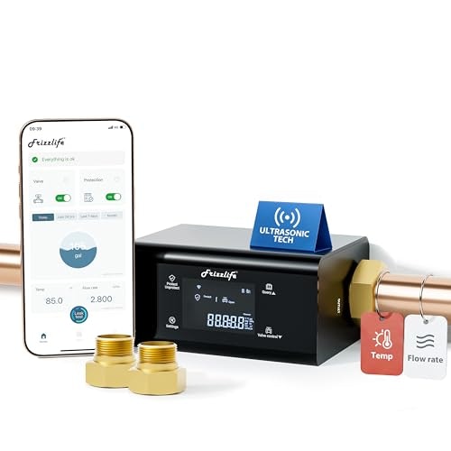 Frizzlife LP365 Smart Water Monitor and Automatic Shutoff Valve: $279.97