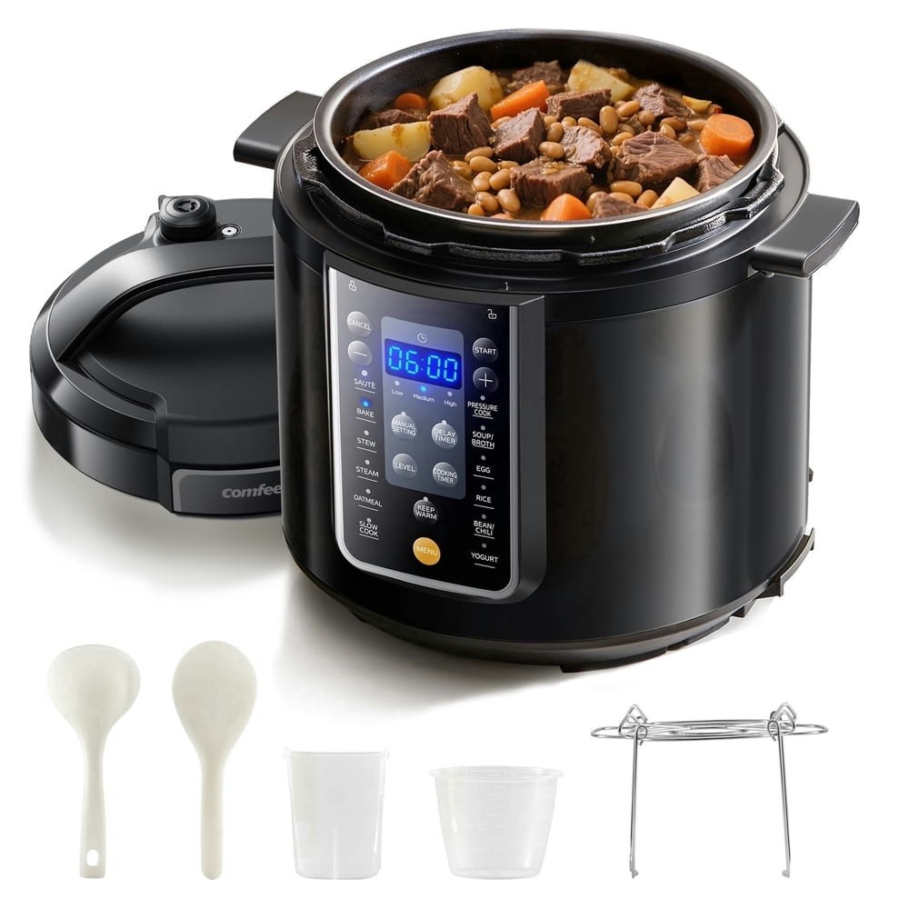 Comfee' 6-Quart 9-in-1 Electric Pressure Cooker: $70.99