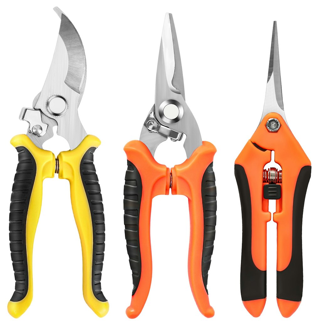 Stainless Steel Garden Pruning Shears 3-Pack: $8.99