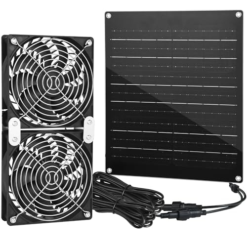 30W Solar Powered Exhaust Fan Kit: $24.60