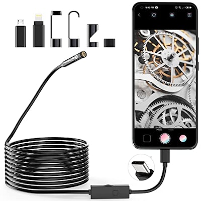 Lightswim 1920P 16.5-Foot Endoscope Inspection Camera for $10 + free shipping w/ Prime