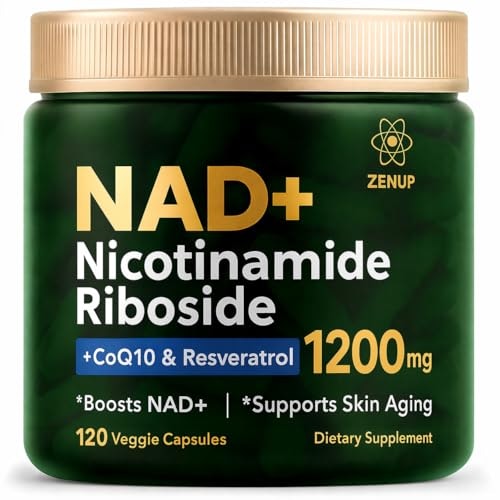 ZenUP Nicotinamide Riboside Malate NAD Supplement 120 Veggie Capsules 60 Servings: $14.39