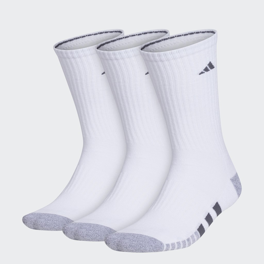 adidas Men's Cushioned Crew Socks 3-Pair Pack: $8