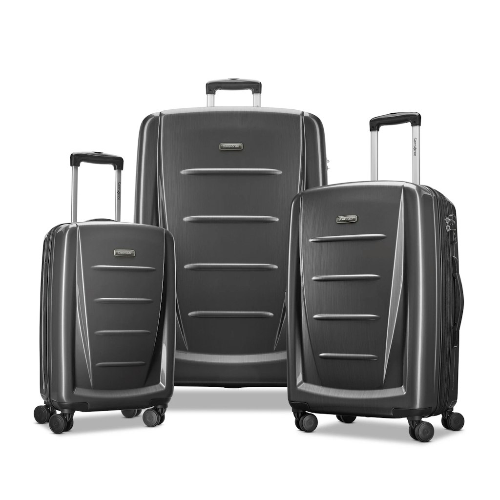 Samsonite 3-Piece Hardside Spinner Luggage Set: $240
