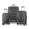 Samsonite 3-Piece Hardside Spinner Luggage Set for $240 + free shipping