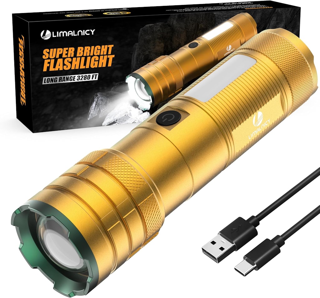 Limalnicy 4-Mode Rechargeable Flashlight: $7.69