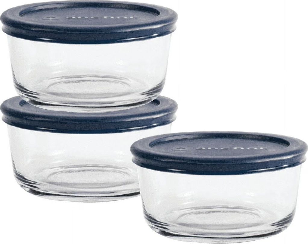 Anchor Hocking Glass Food Storage Container 3-Pack: $6.34