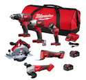 Milwaukee M18 18V Lithium-Ion Cordless Combo Kit for $499 + free shipping