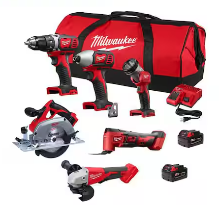Milwaukee M18 18V Lithium-Ion Cordless Combo Kit: $499