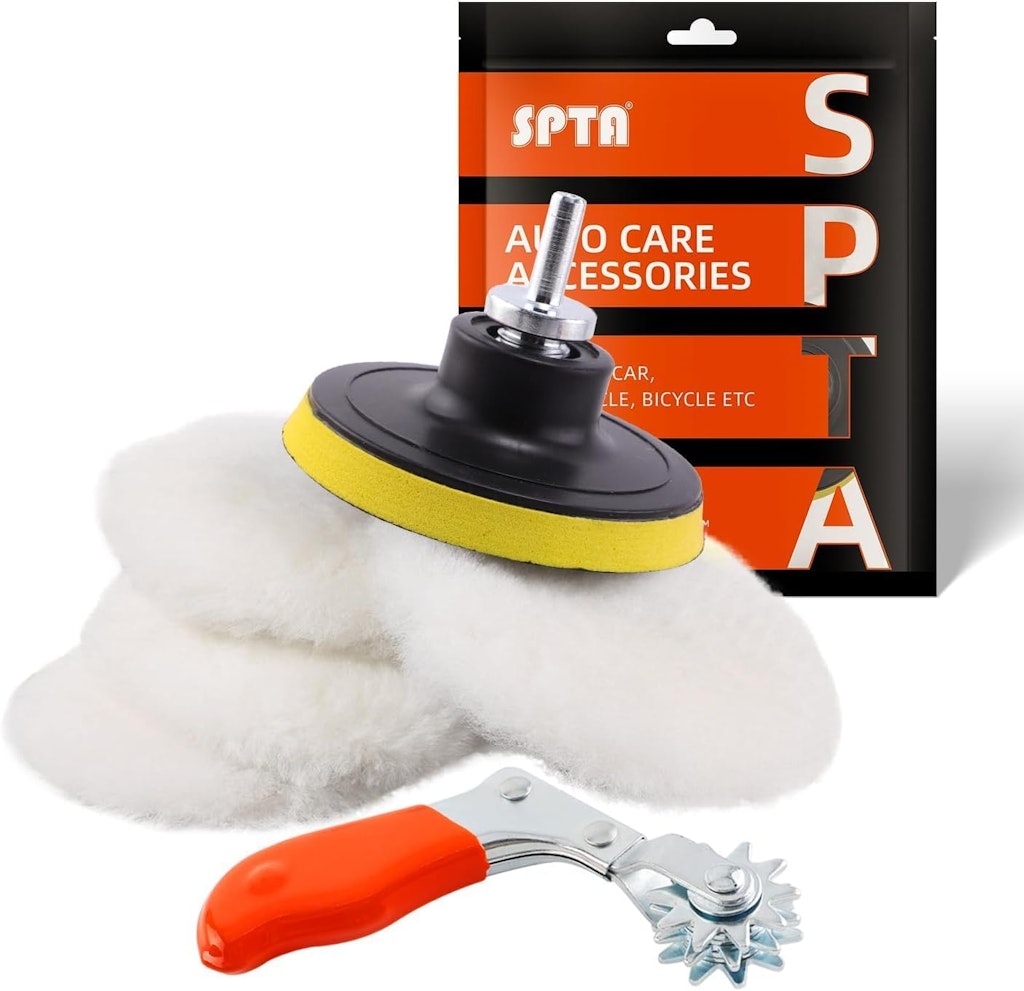 Wool Buffing Polishing Pad 6pc Kit: $6.54