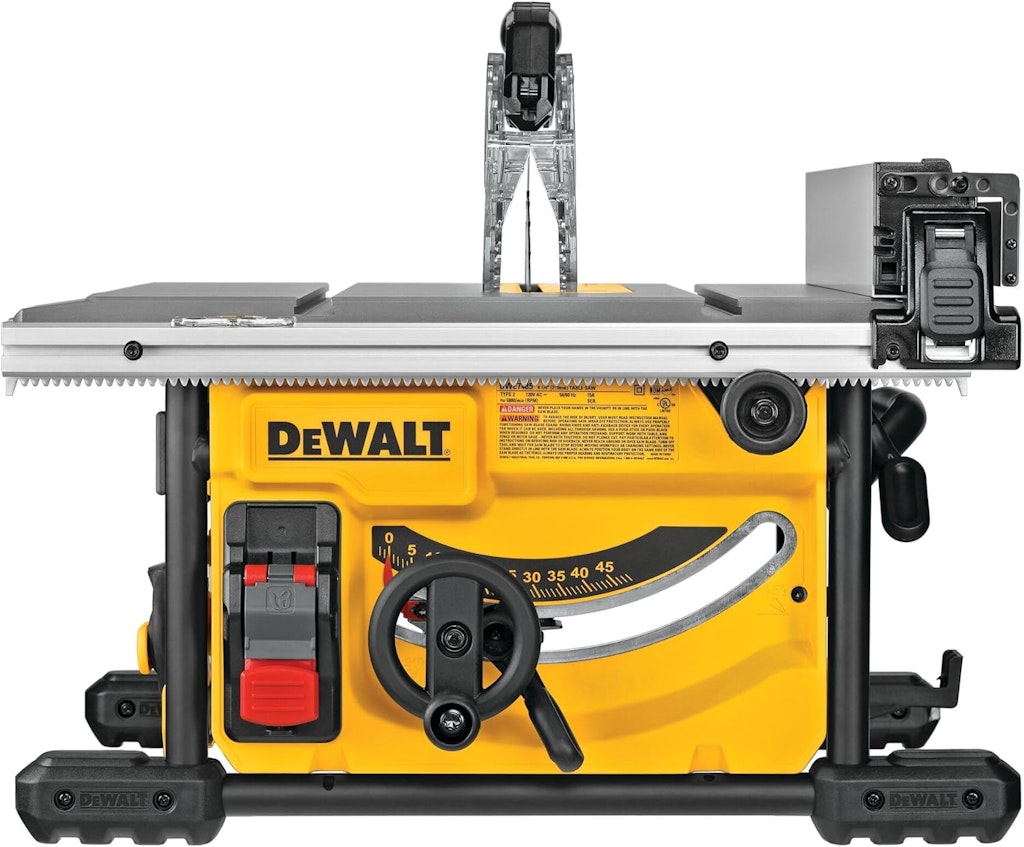 DeWalt 15A Compact Jobsite Tablesaw : $329