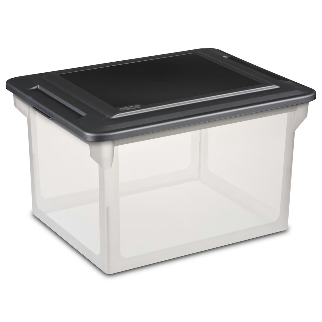 Sterilite File Box: $8.97