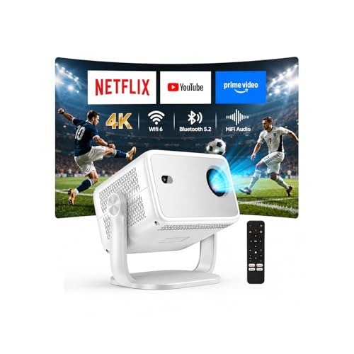 Huidun WiFi Bluetooth 1080p Portable Projector: $143.99