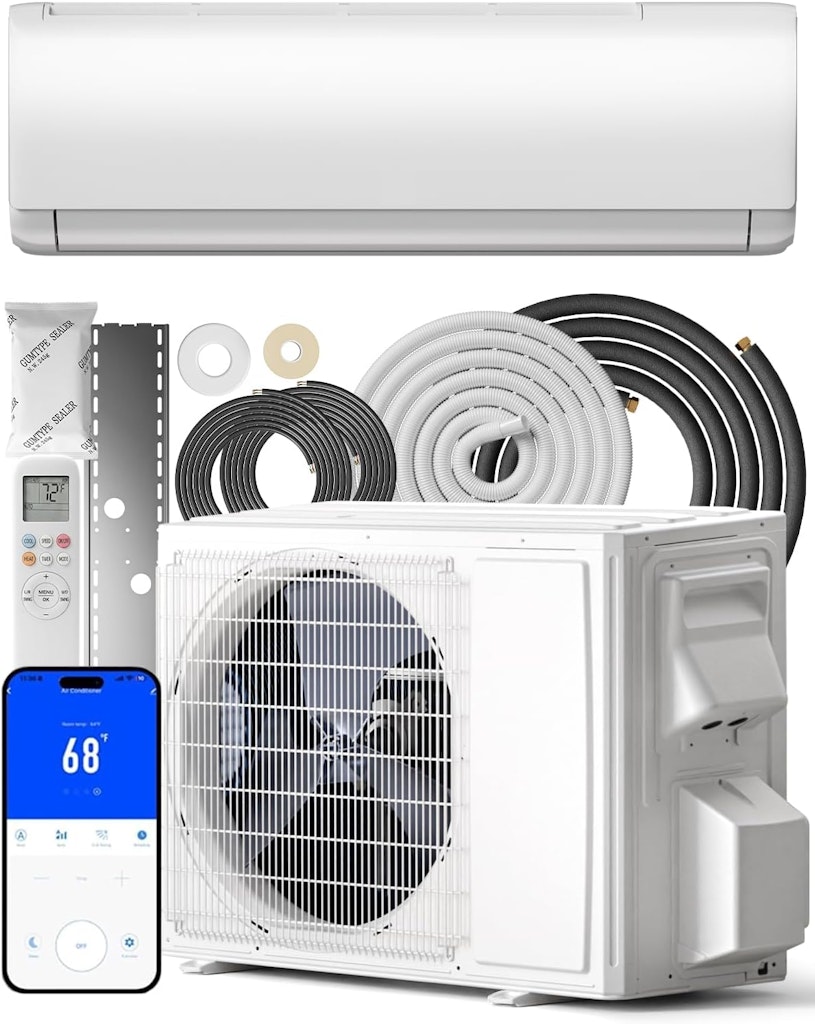 Feelfunn 9,000-BTU 22 SEER2 Mini Split AC & Heating System: $400