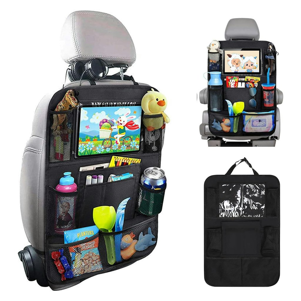 Car Back Seat Organizer w/ 10" Tablet Holder: $6.74
