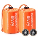 Emergency Sleeping Bag 2-Pack + free shipping w/ Prime