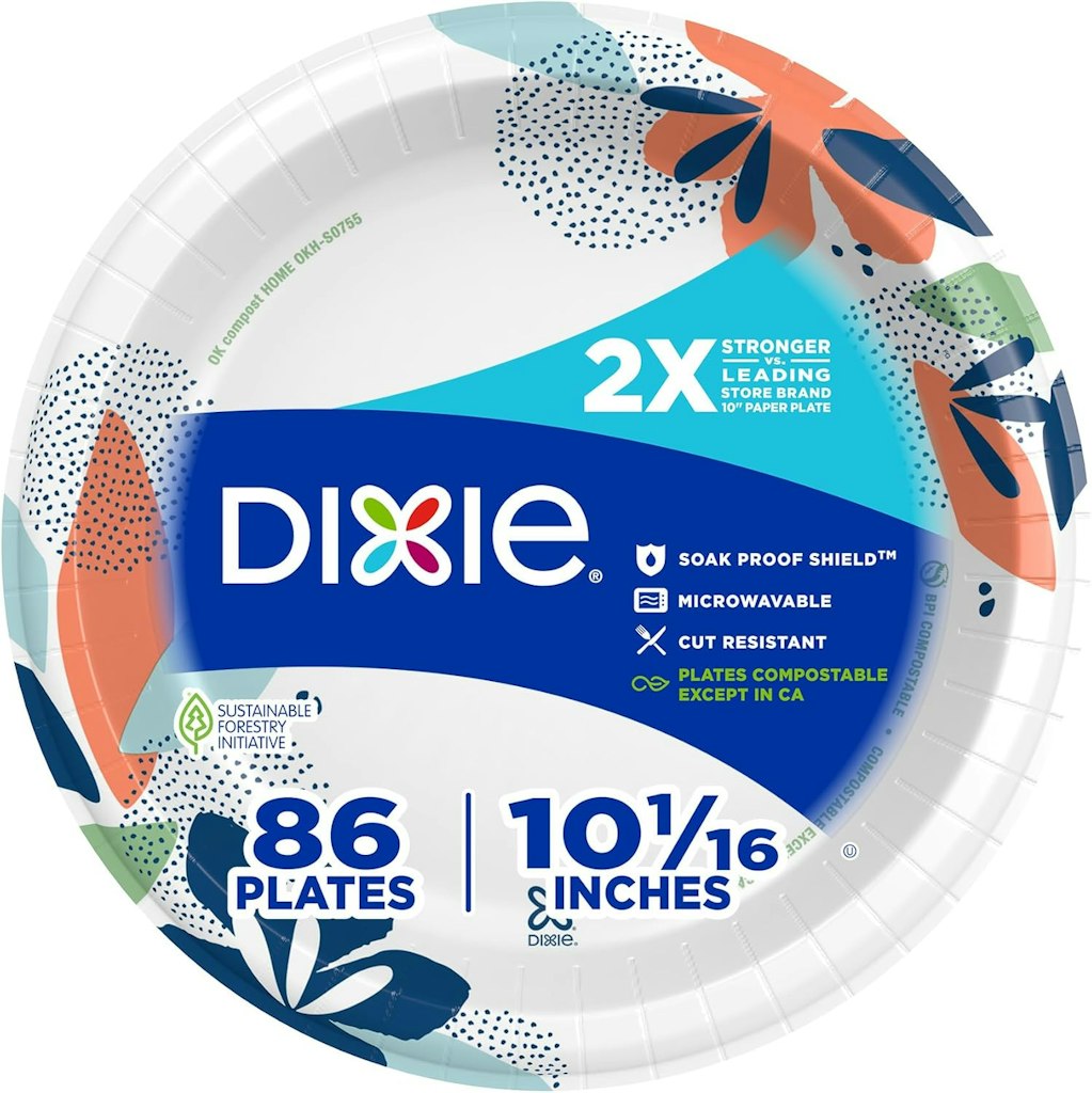 Dixie 86-Count Large Paper Plates: $5.99
